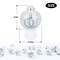 100 Pieces Mini Round LED Ball Lamp Balloon Light,Long Standby Time Ball Balloon Lights for Paper Lantern Balloon Light Party Wedding Decoration,Party Birthday,Festival Decorative Lights(White)…